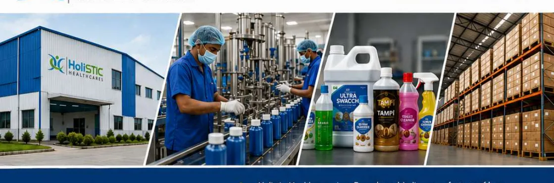 Holistic Healthcares facility, manufacturing process, product lineup and storage area